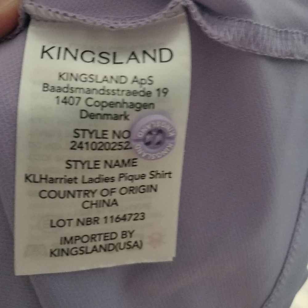 Kingsland Harriet Lavender Ladies Polo Shirt - Picture 7 of 8